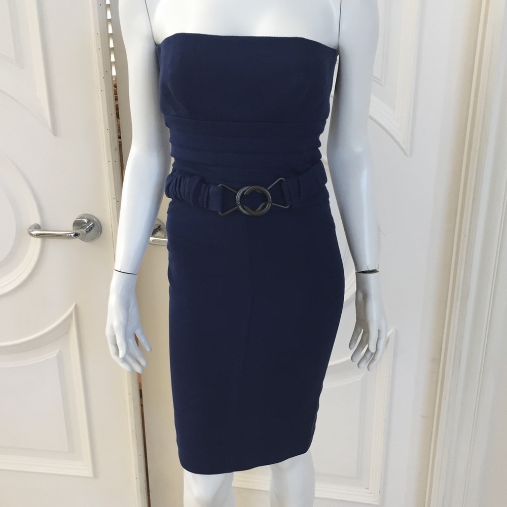 M Missoni Strapless Dress Sz 38 US 2 with Belt
